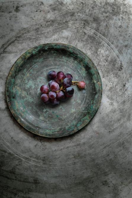 "In a glistening plate, a vibrant cluster of...